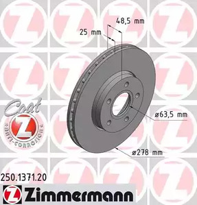 Тормозной диск coat z