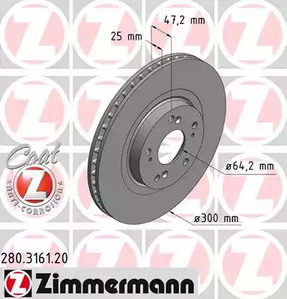 Тормозной диск coat z