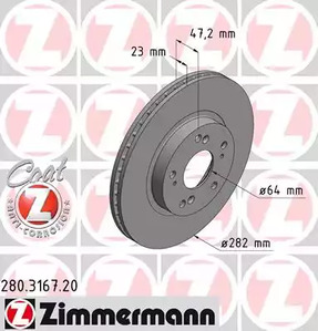 Тормозной диск coat z