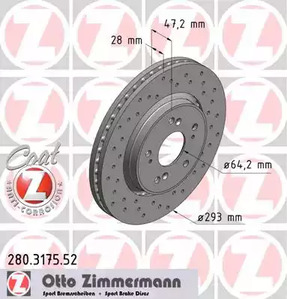 Тормозной диск sport brake disc z