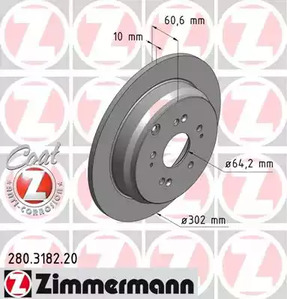 Тормозной диск coat z
