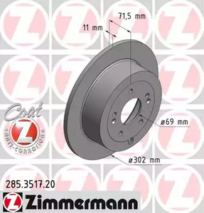 Тормозной диск coat z