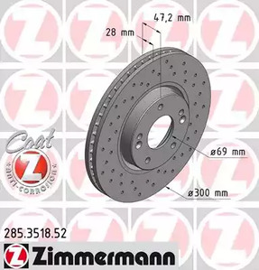 Тормозной диск sport brake disc z