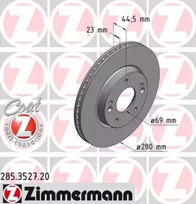 Тормозной диск coat z