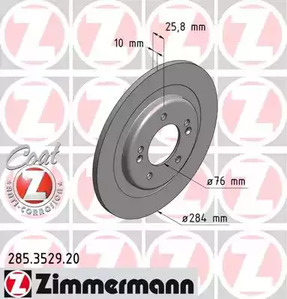 Тормозной диск coat z
