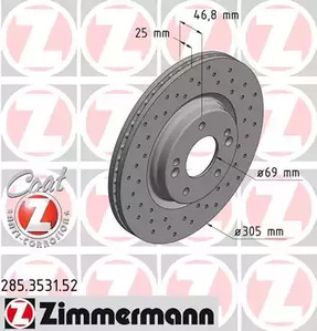 Тормозной диск sport brake disc z