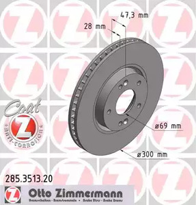 Тормозной диск coat z
