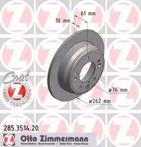 Тормозной диск coat z