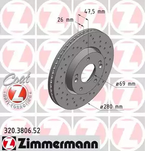 Тормозной диск sport brake disc z