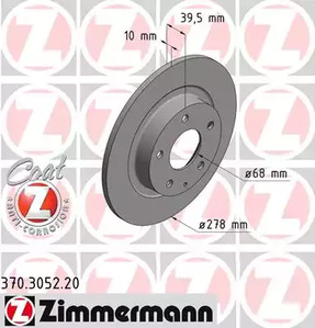 Тормозной диск coat z
