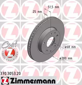 Тормозной диск coat z