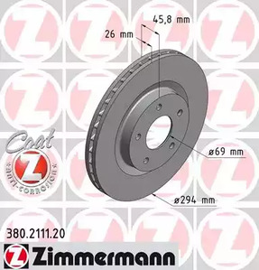 Тормозной диск coat z