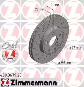 Тормозной диск coat z