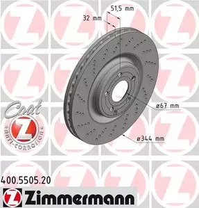 Тормозной диск coat z