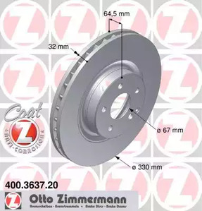 Тормозной диск coat z