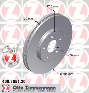 Тормозной диск coat z