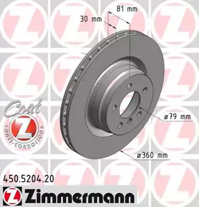 Тормозной диск coat z