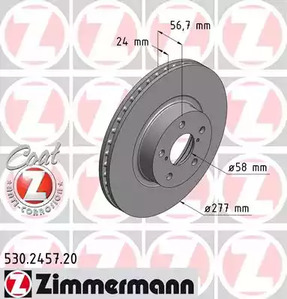 Тормозной диск coat z