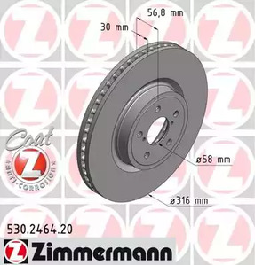 Тормозной диск coat z