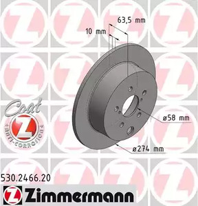 Тормозной диск coat z
