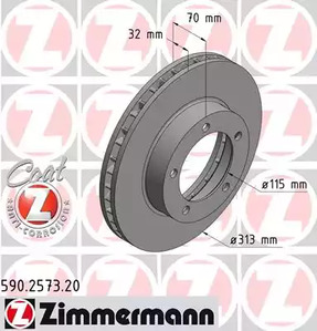Тормозной диск coat z