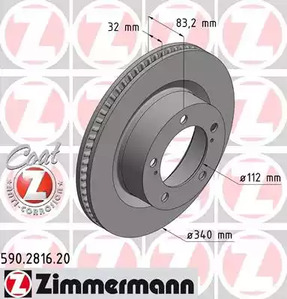 Тормозной диск coat z
