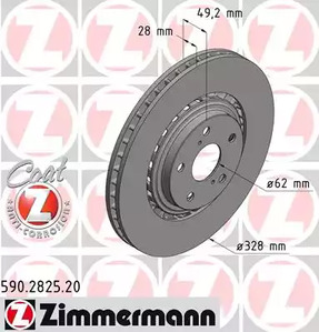 Тормозной диск coat z
