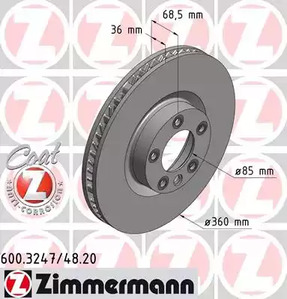 Тормозной диск coat z